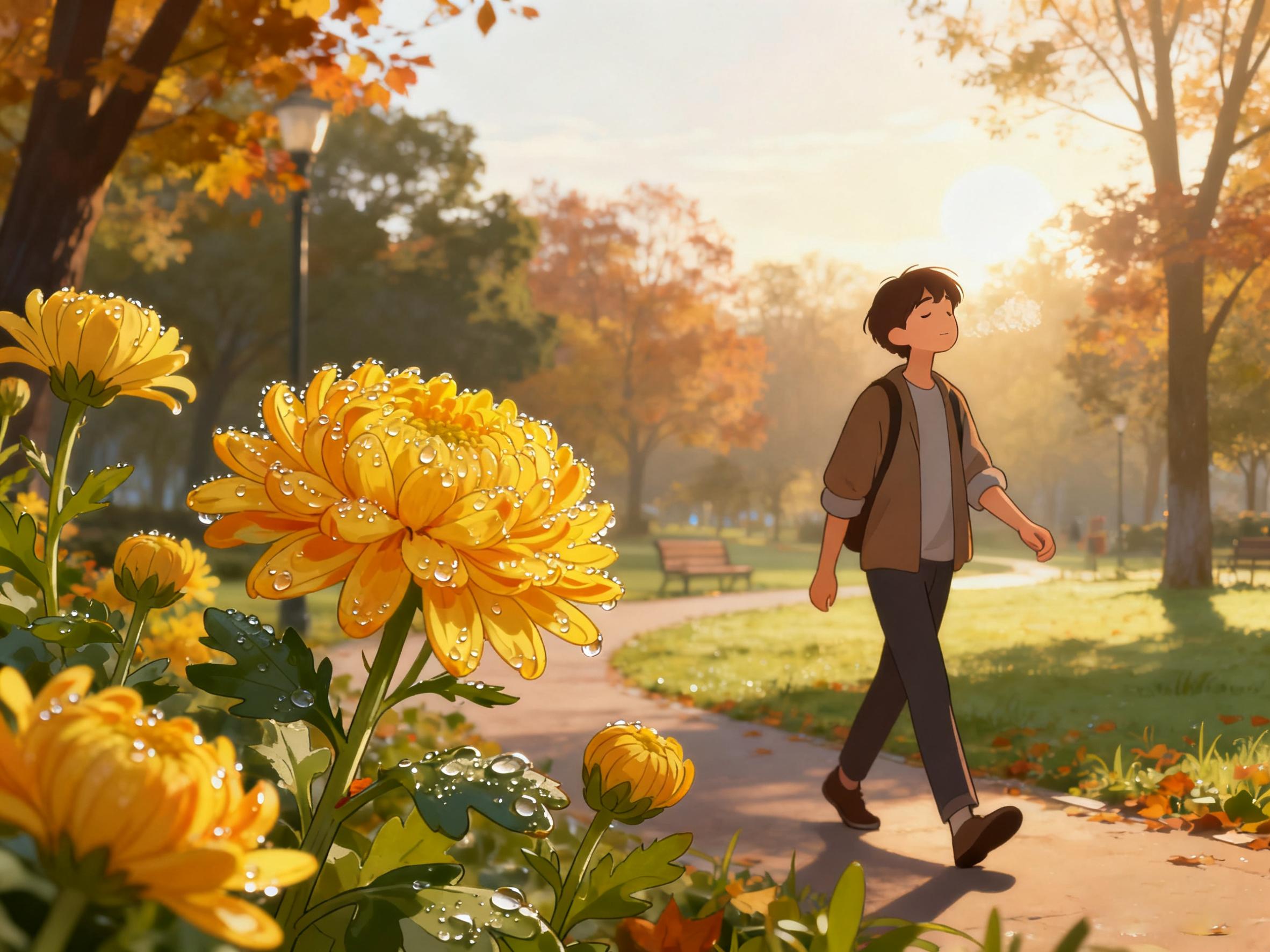 秋天的句子10句，简短又浪漫