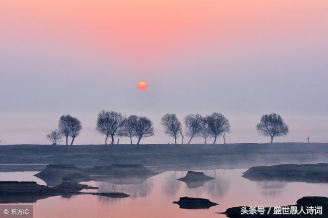 洞庭湖的诗句20首，湖光醉人心