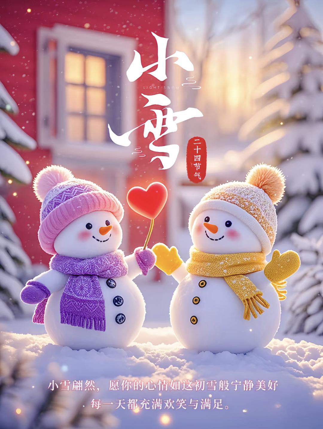 小雪节气语录20句，所有美好如约而至