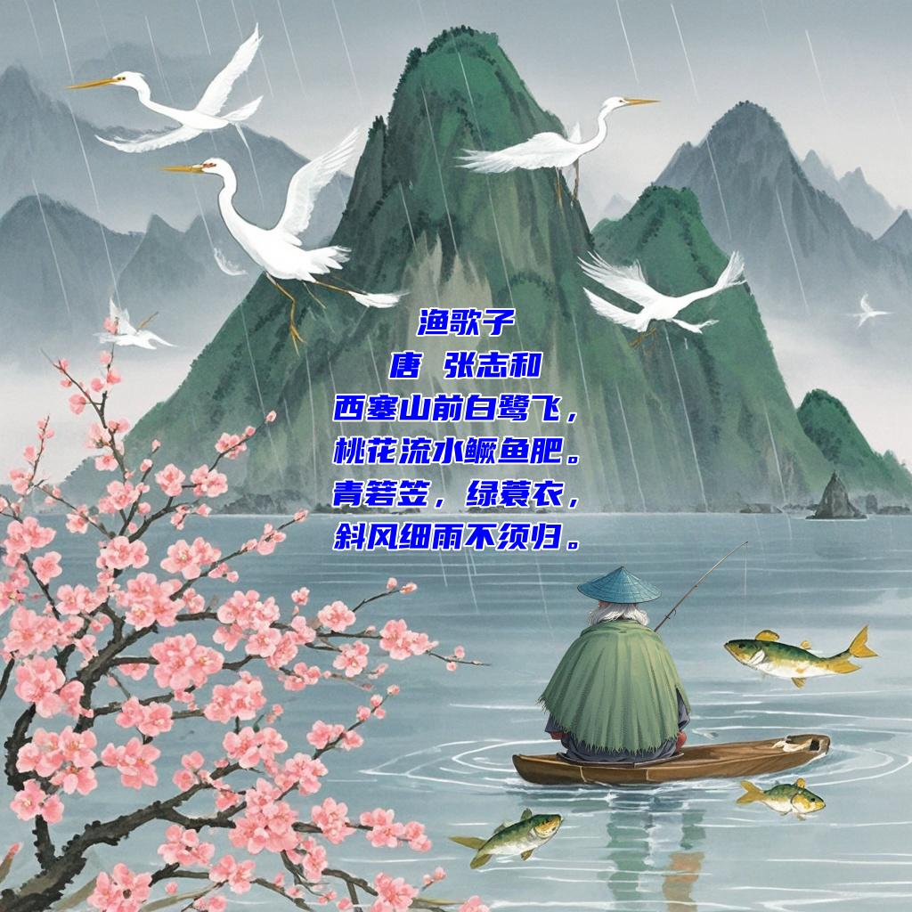 渔歌子张志和（原文、译文及赏析）