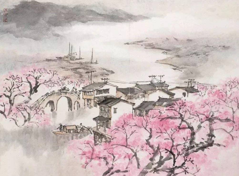 桃花的浪漫诗句6句，读之令人心旷神怡